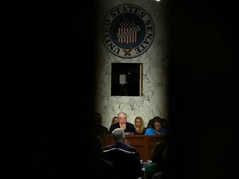 Senate Judiciary Committee Chairman Chuck Grassley, R-Iowa, looks on during the first day of the Supreme Court confirmation hearing for Judge Neil Gorsuch on Monday.
